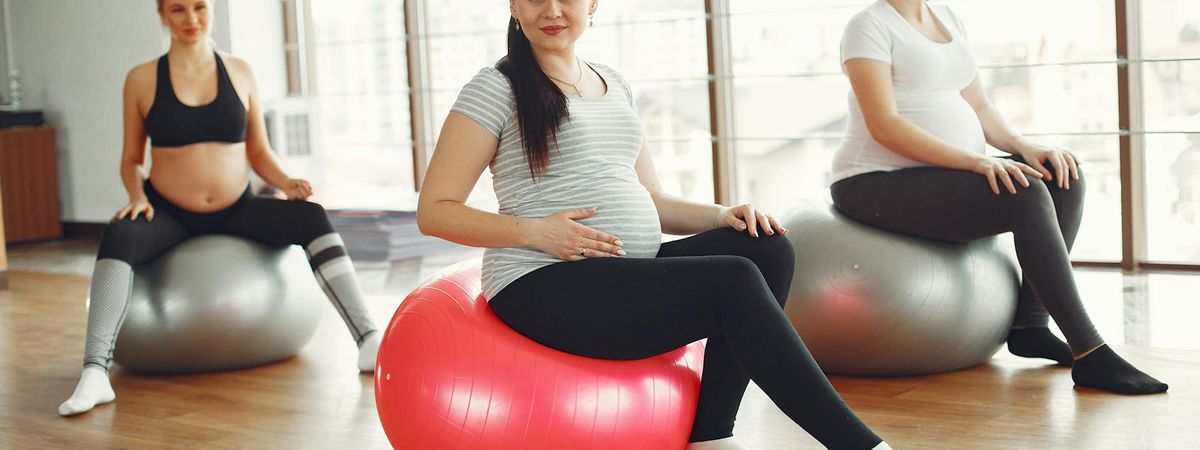 Group of people practicing stability exercises